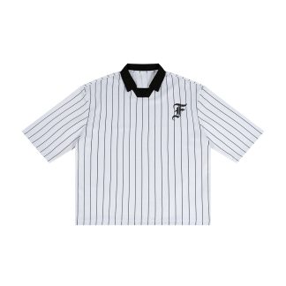Unisex Pinstripe Collared Soccer Jersey